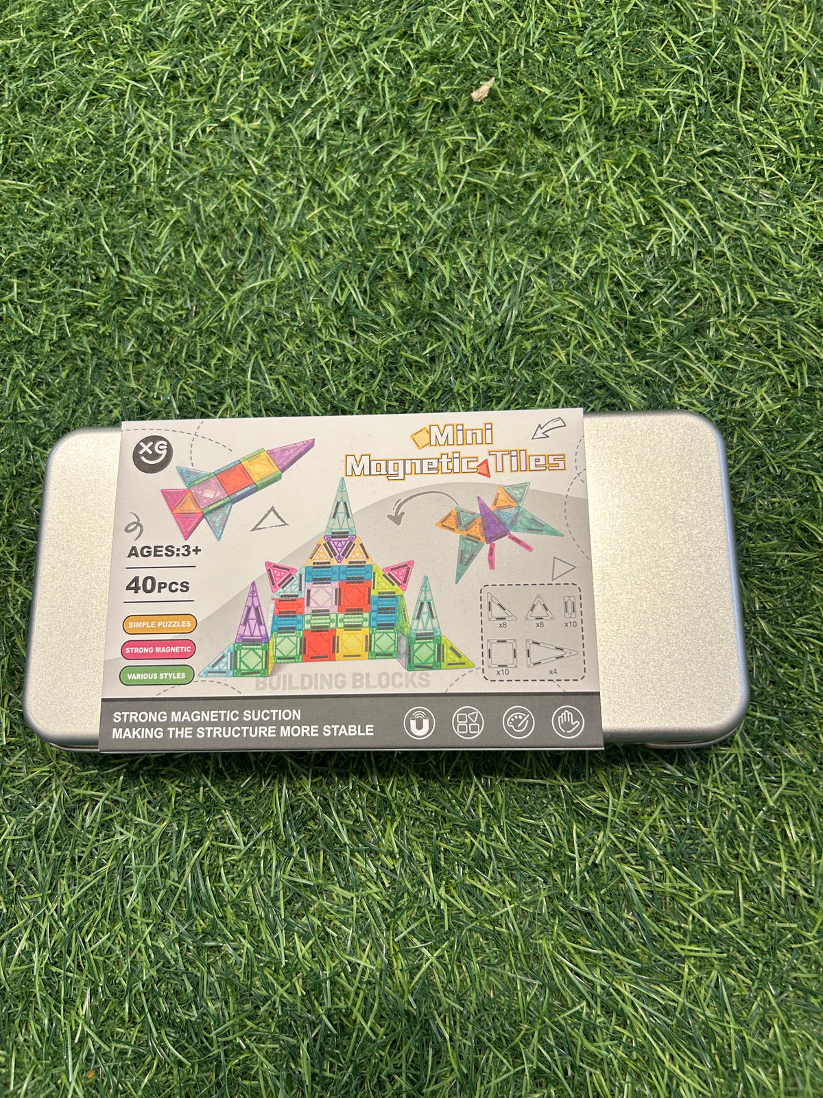Mini Magnetic 🧲 Tiles Travel Size