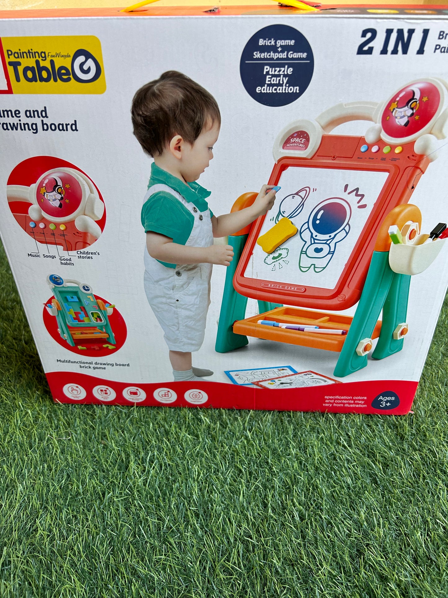 2in1 brick game painting tablet