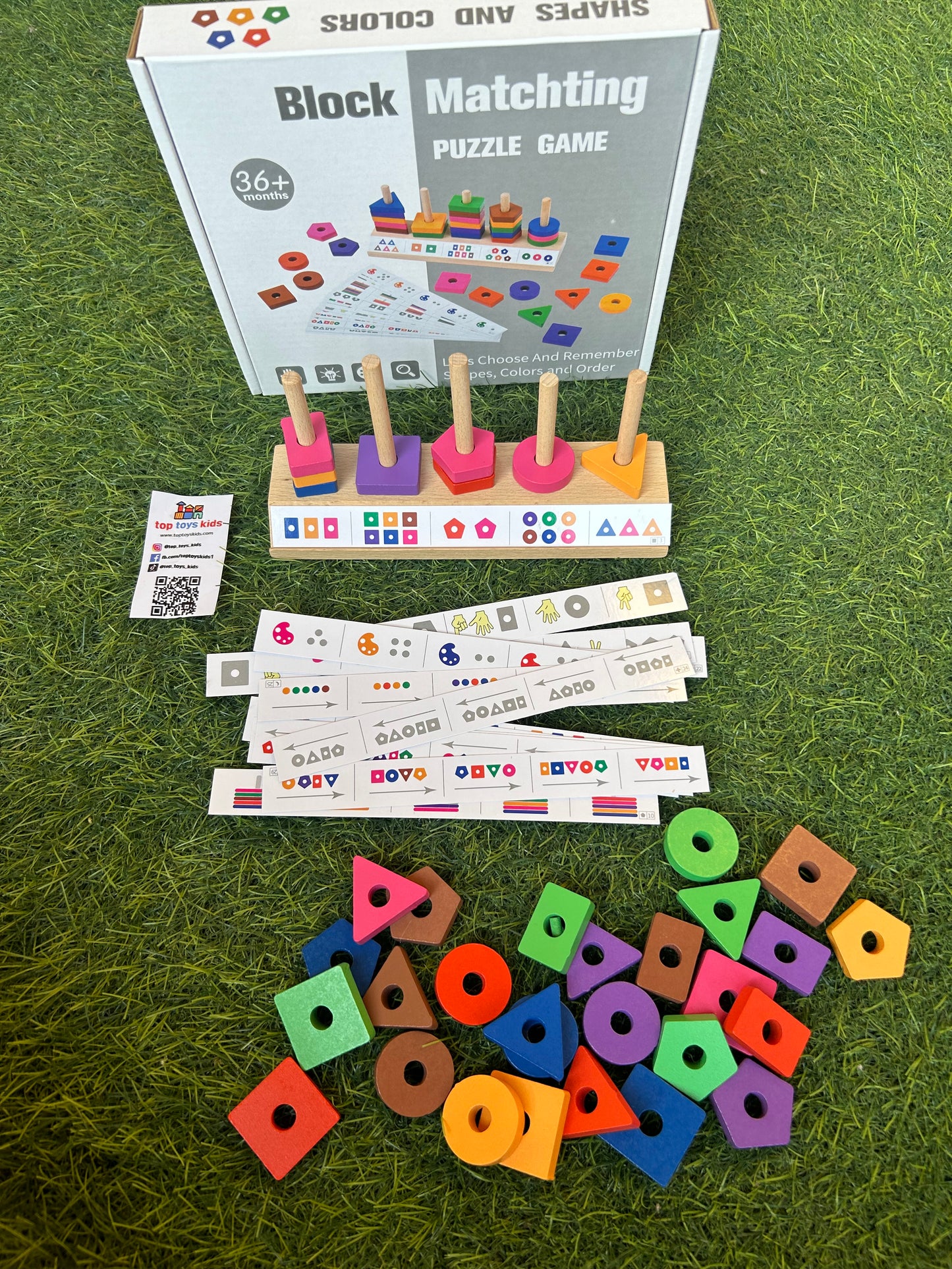 Block matching puzzle game