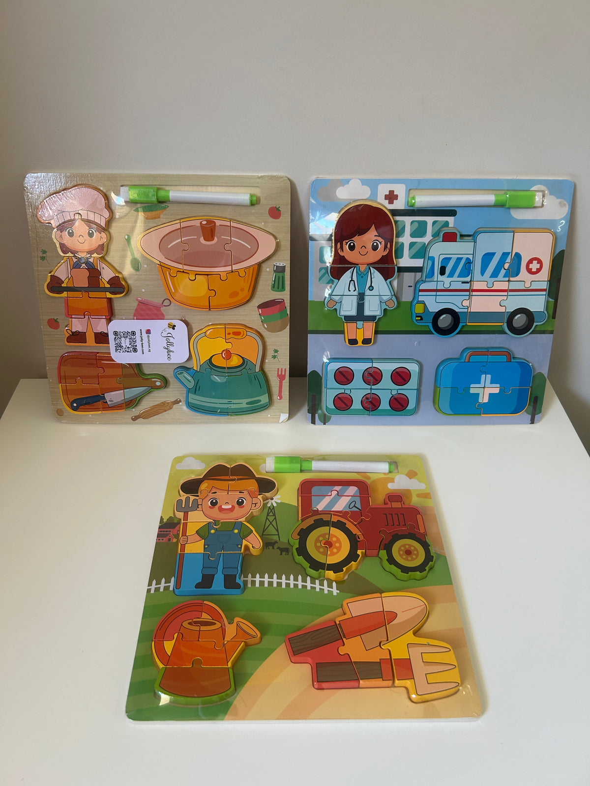 Wooden Puzzle & Board