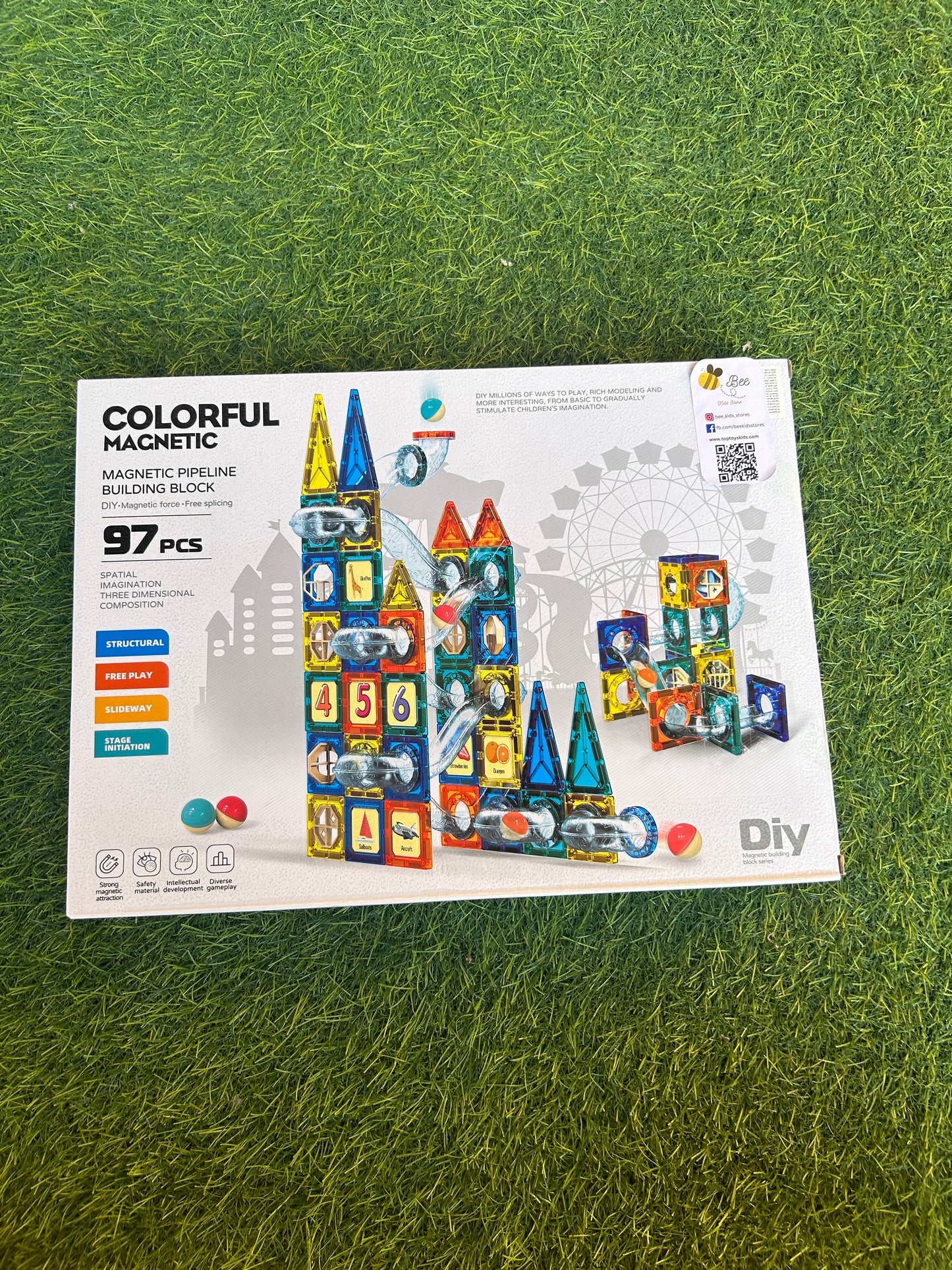 Colorful magnetic 97 pcs