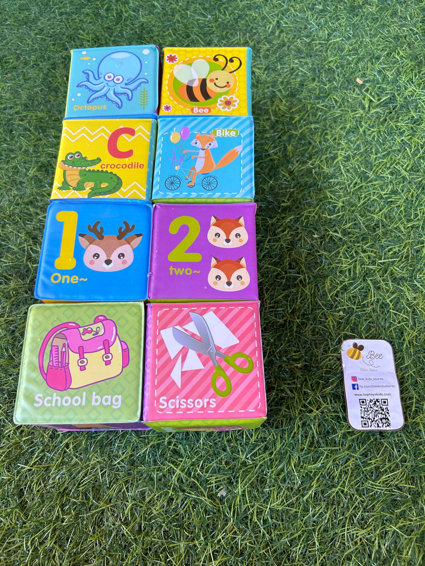 Soft cubes 4 pcs