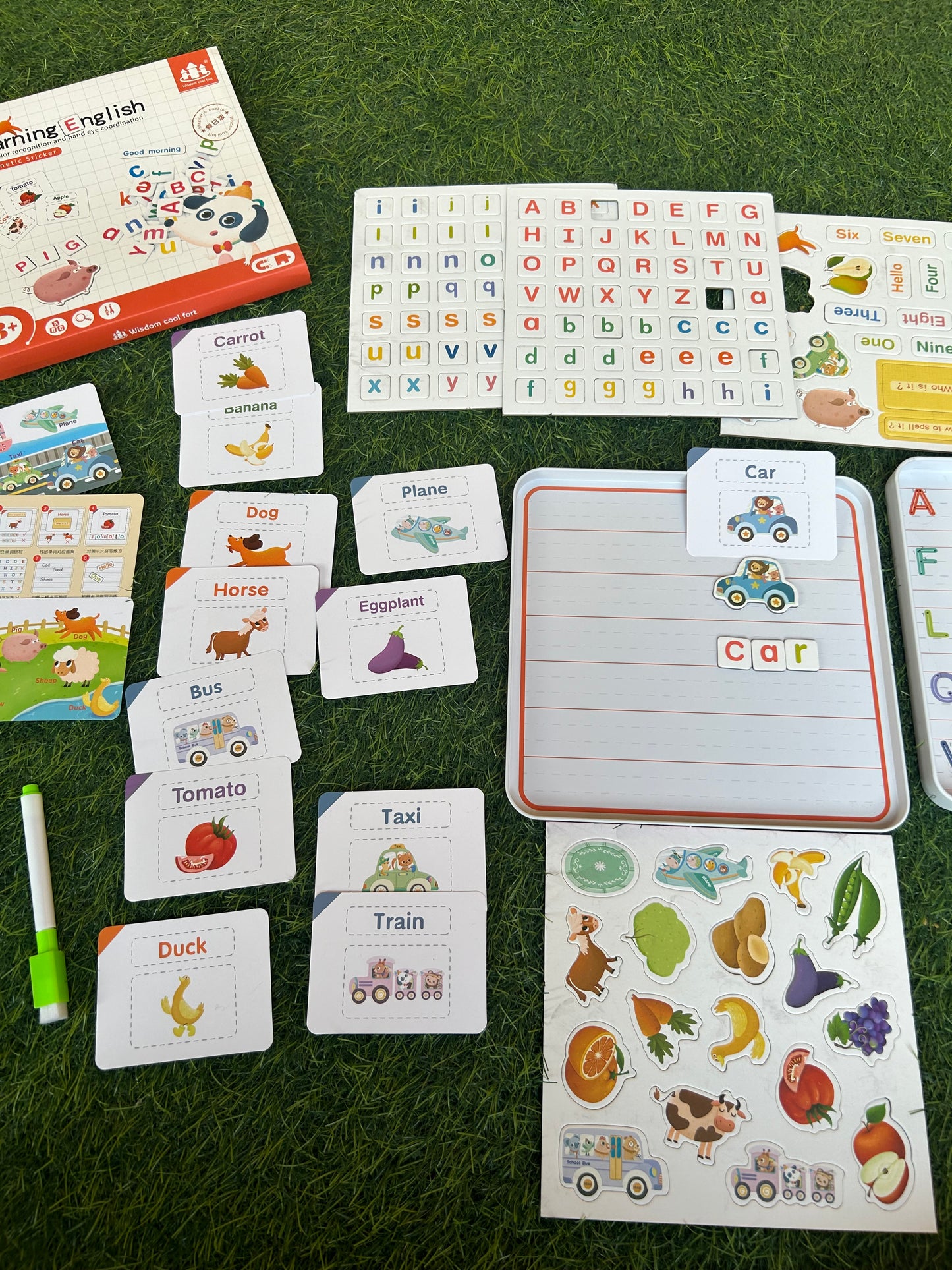 Educational magnetic box