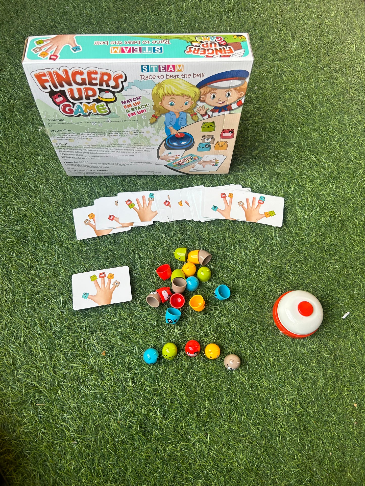 Fingers up games