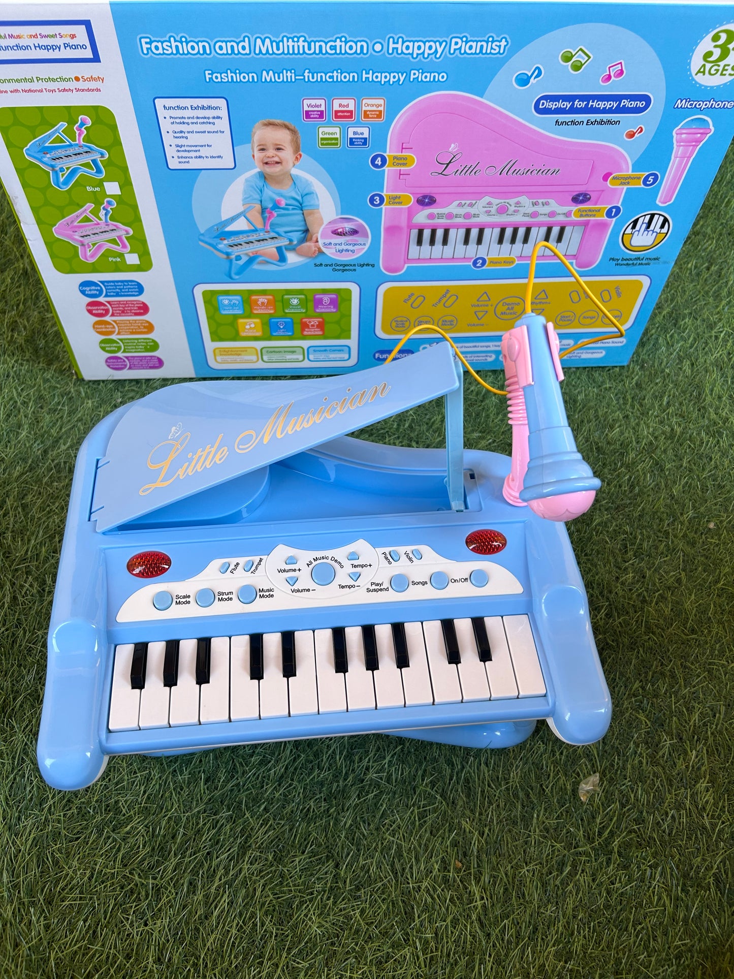 Happy piano With Microphone 🎤