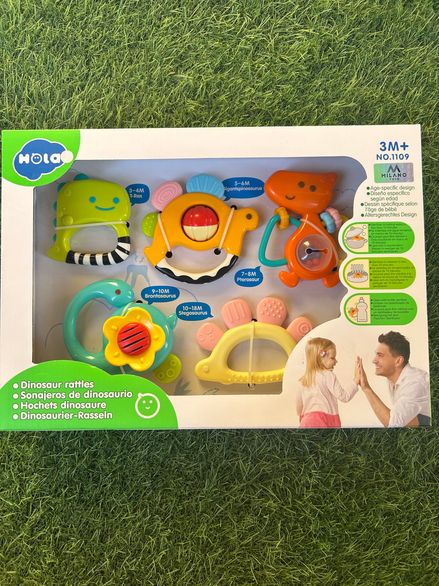 Dinosaur rattles hola