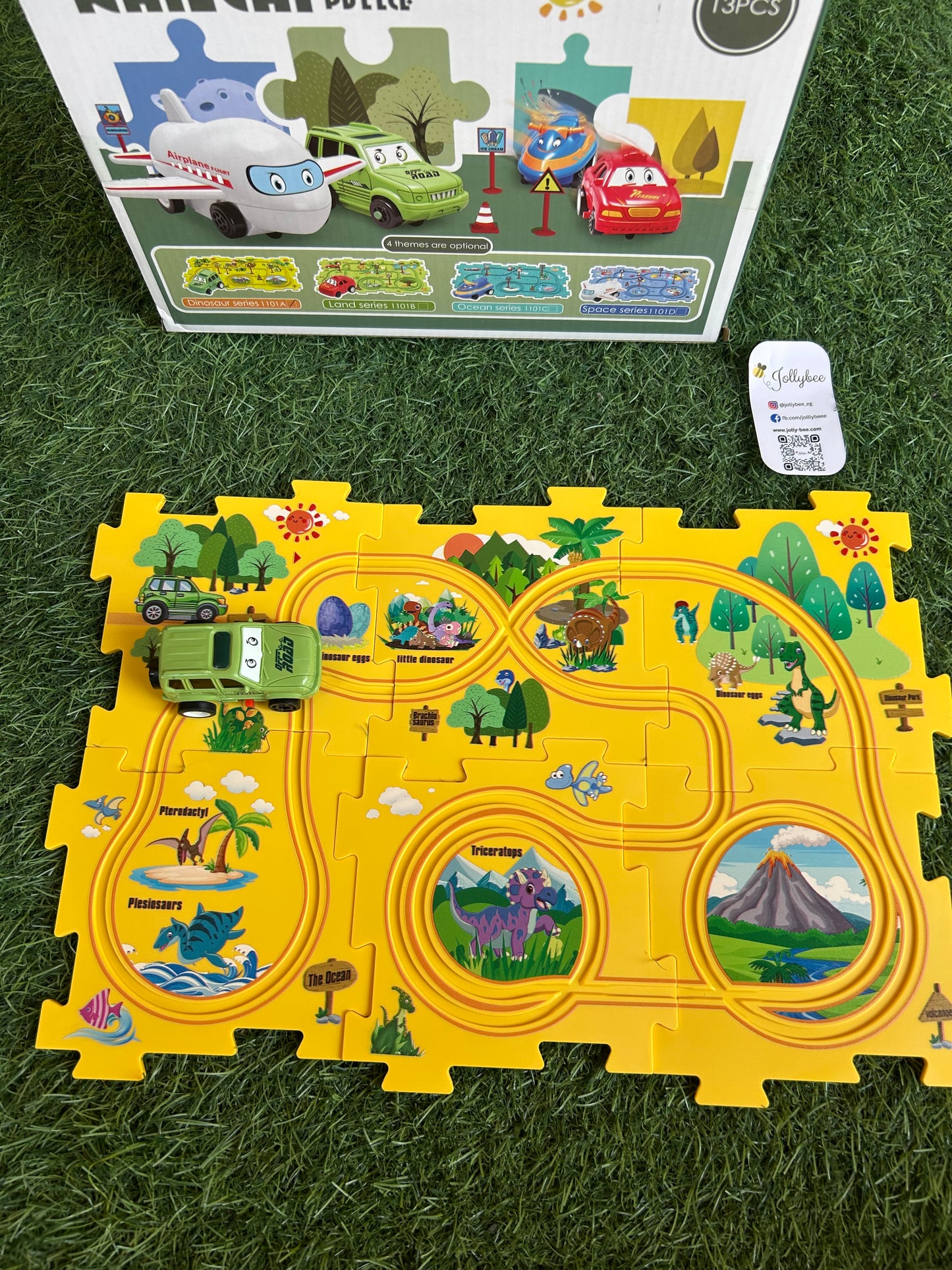 Puzzle with Small Car