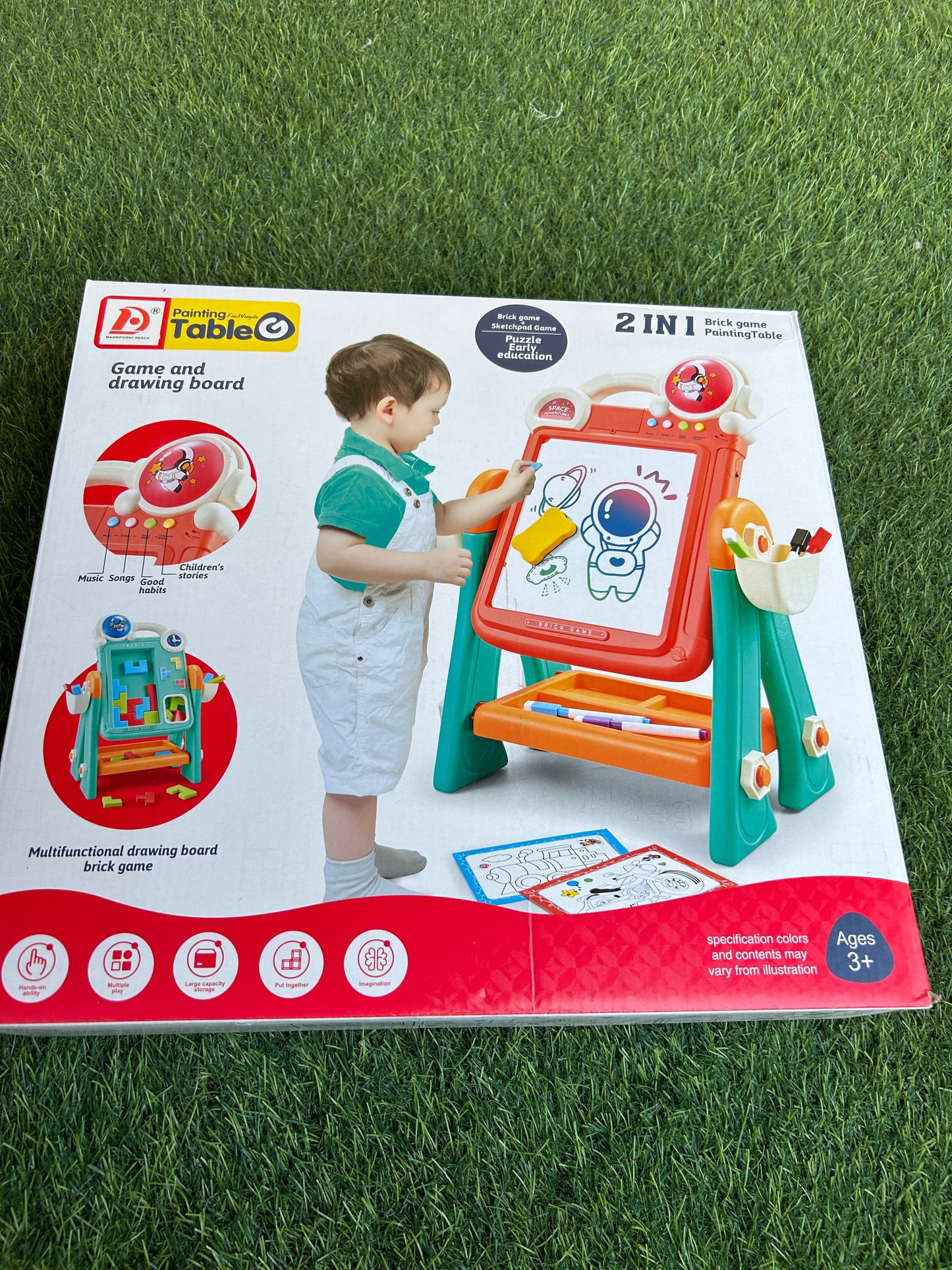 2in1 brick game painting tablet