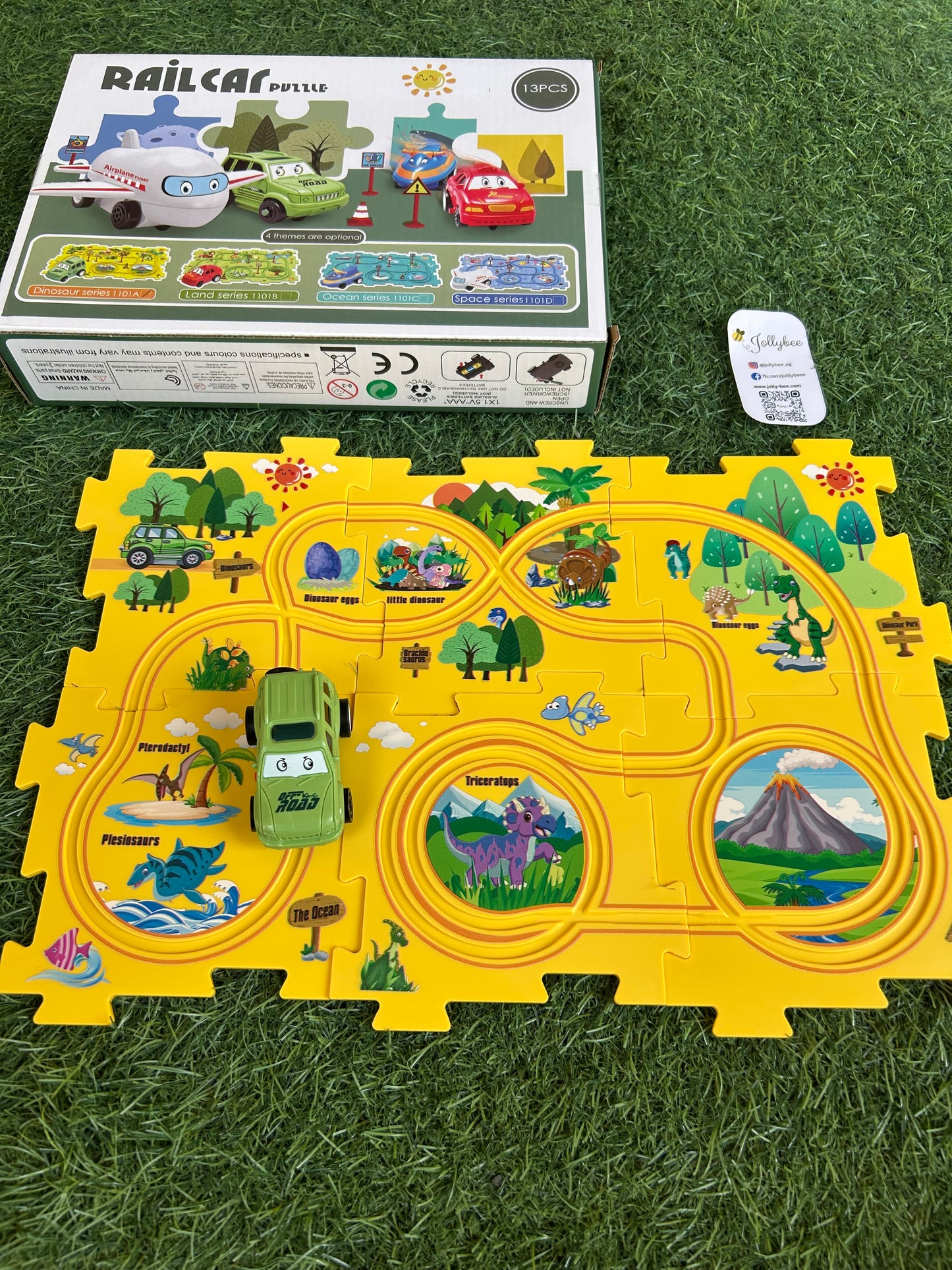 Puzzle with Small Car