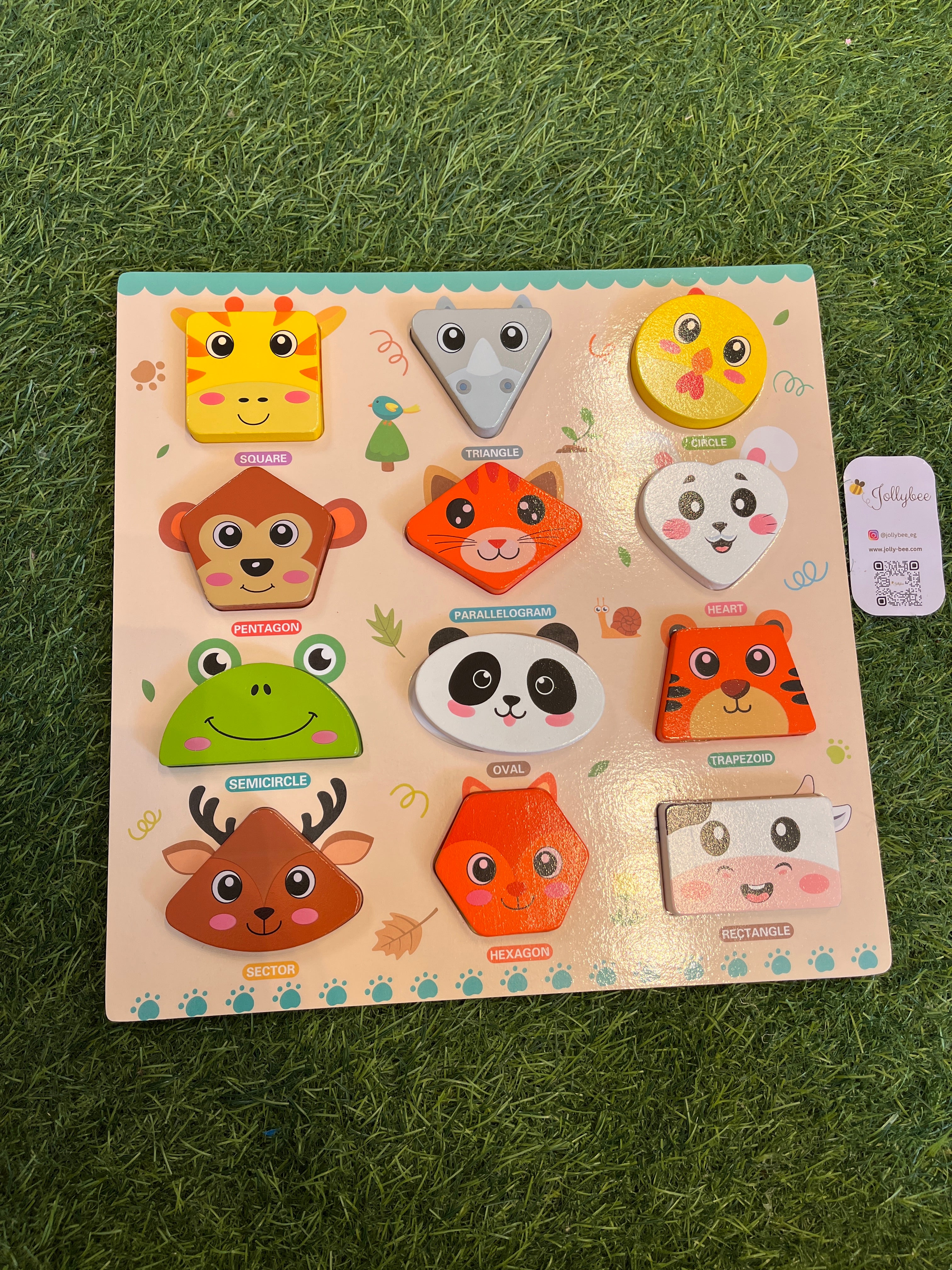 Wooden animals board 🌟