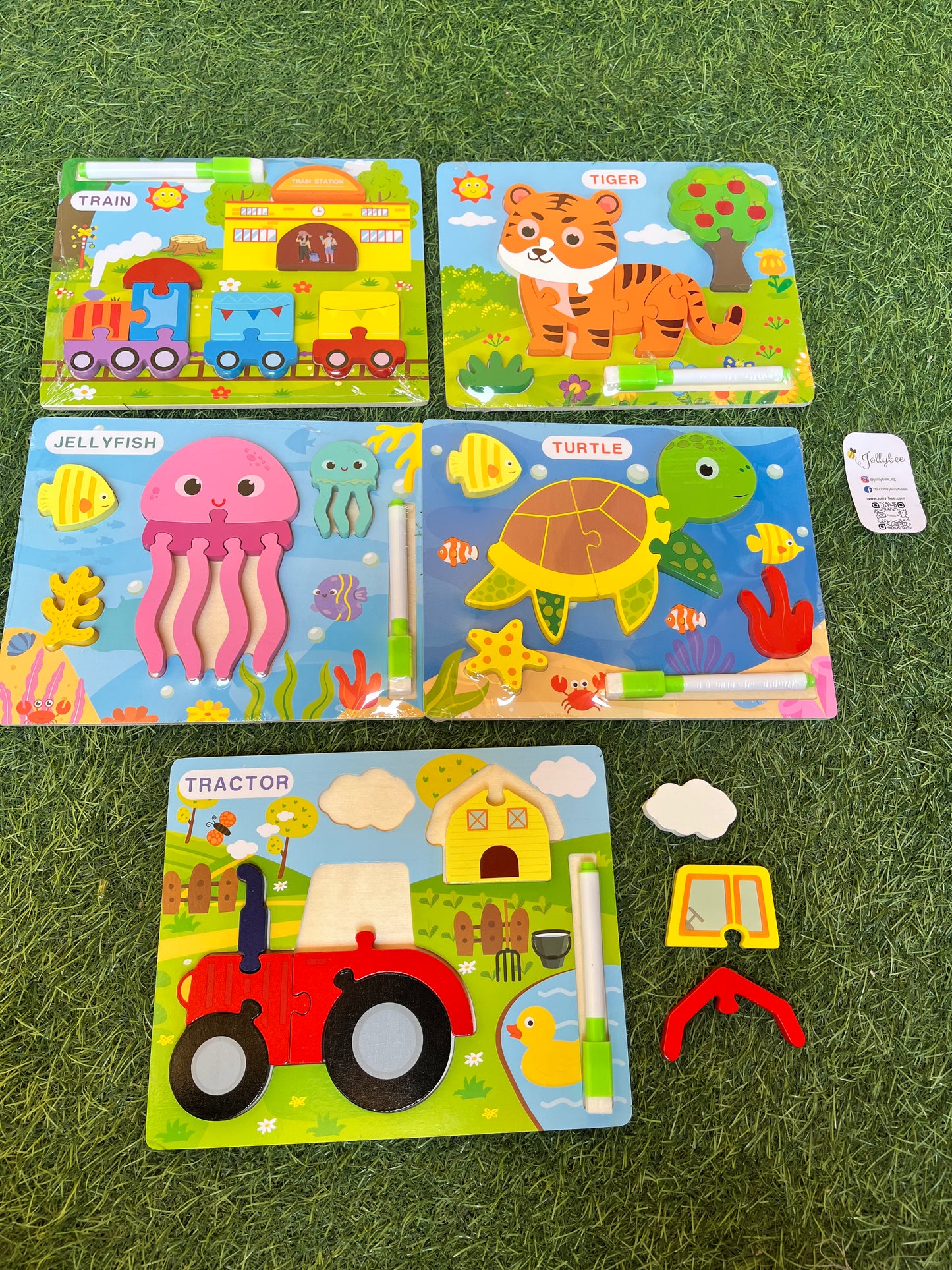 Wooden Puzzle & board