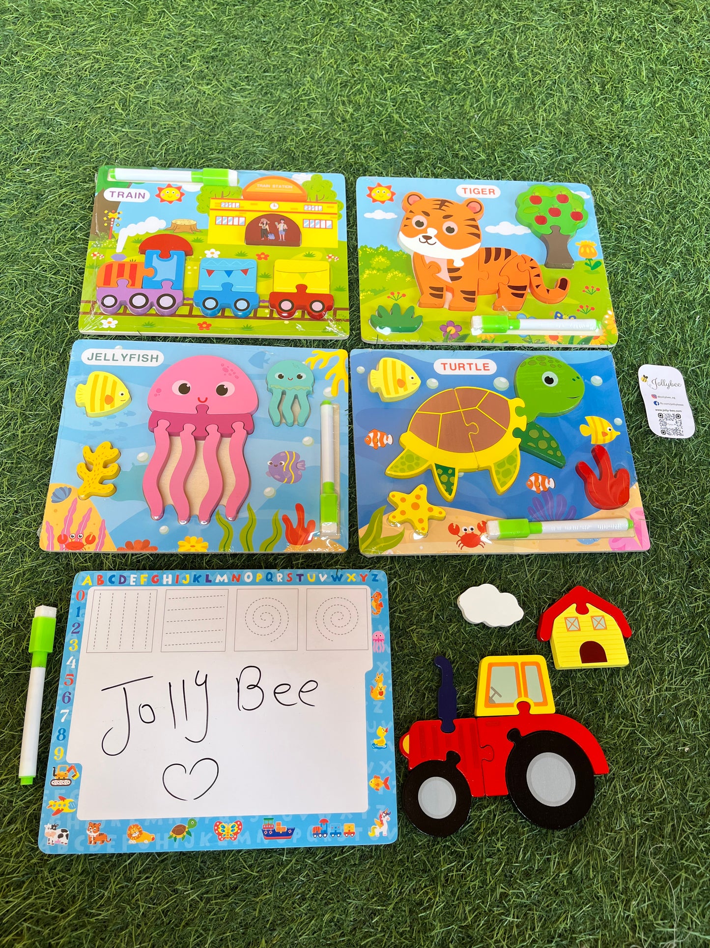 Wooden Puzzle & board