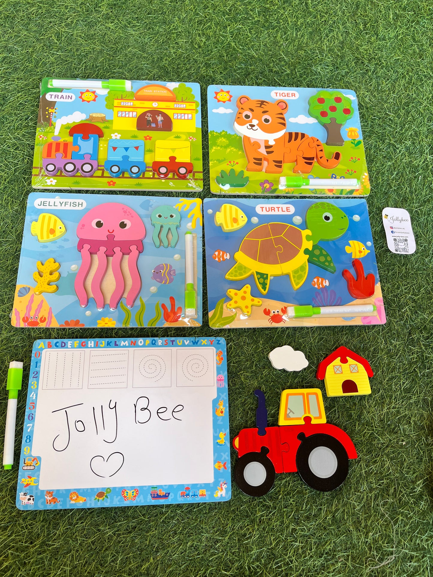 Wooden Puzzle & board