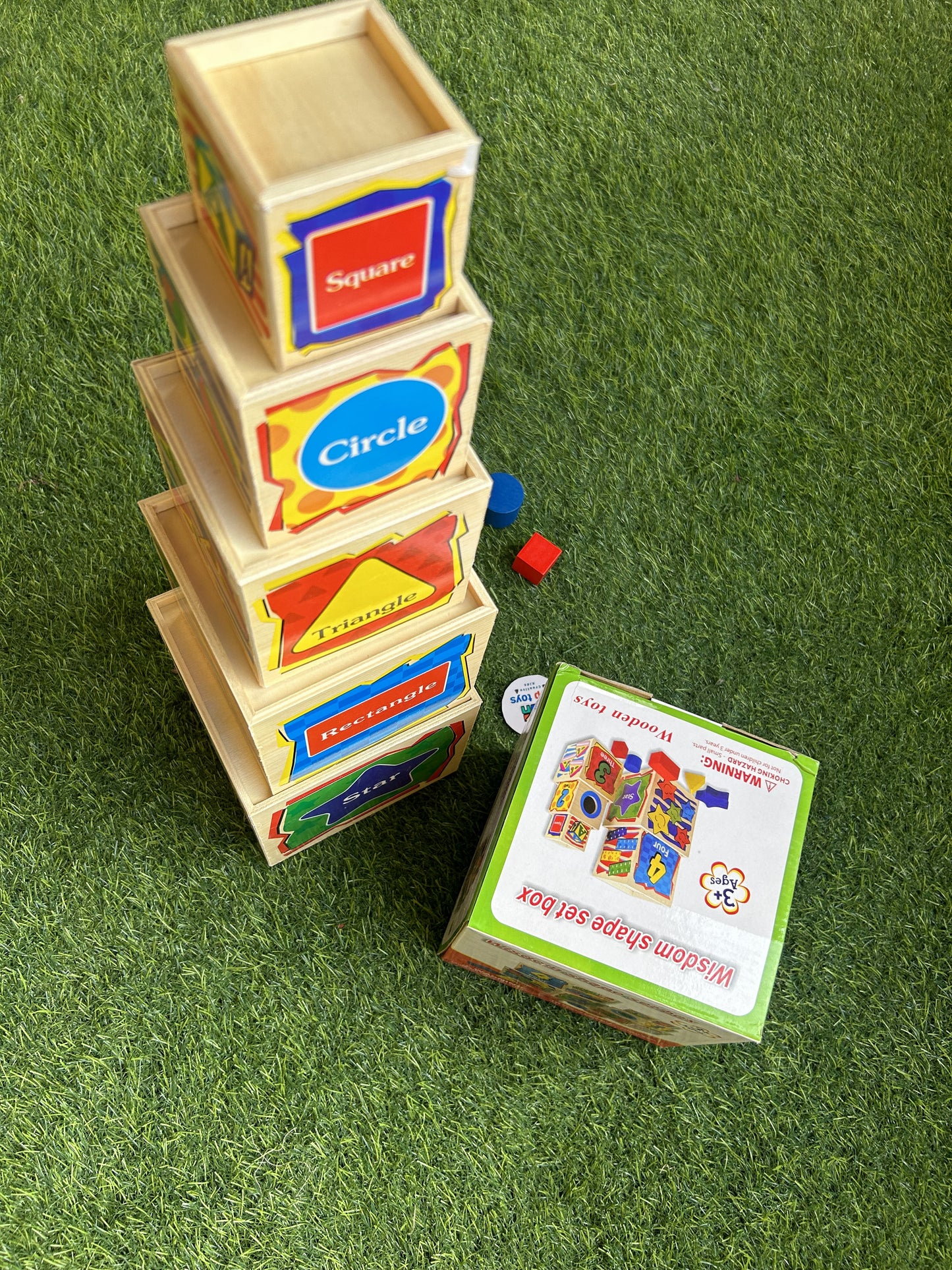 Stack Blocks Wood