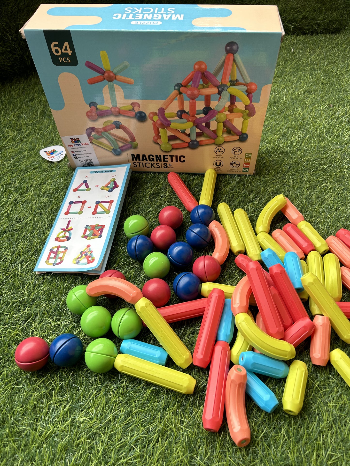 Magnetic Puzzle Sticks