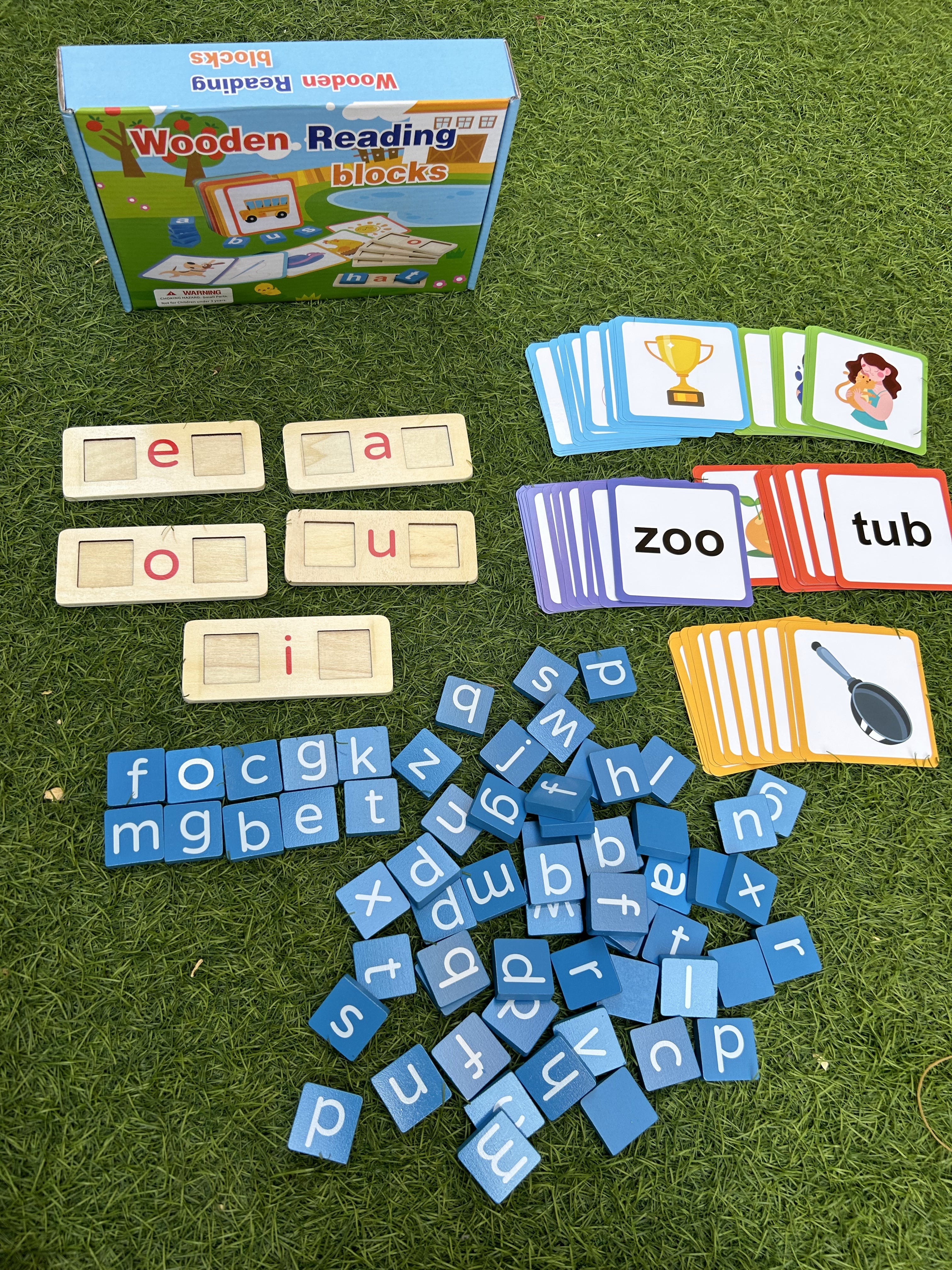 Wooden Reading Blocks