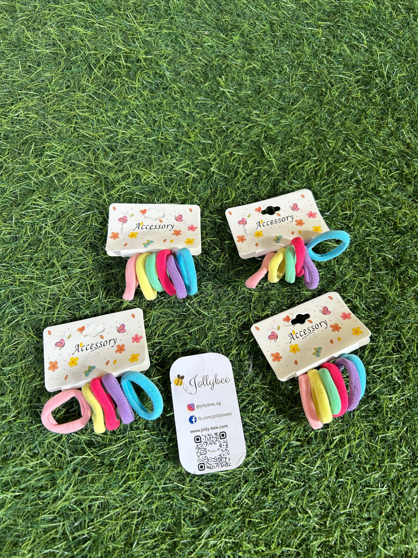 Colorful hair tie