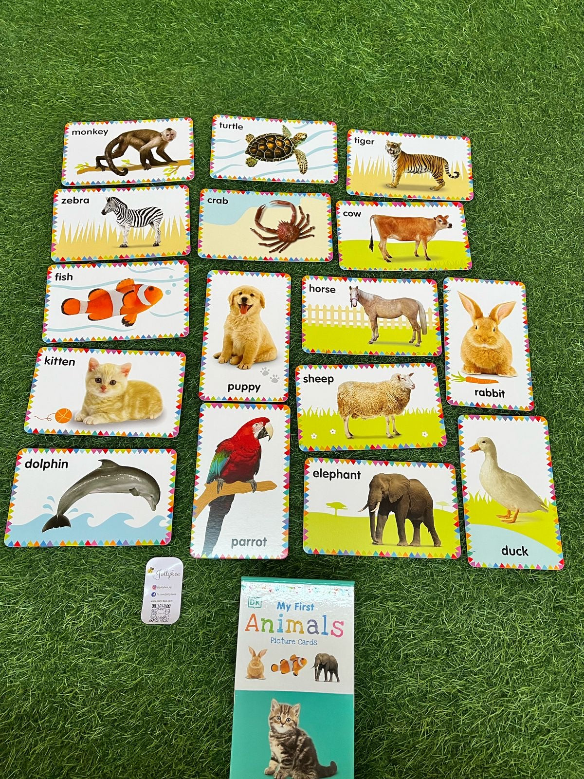 My first animals card