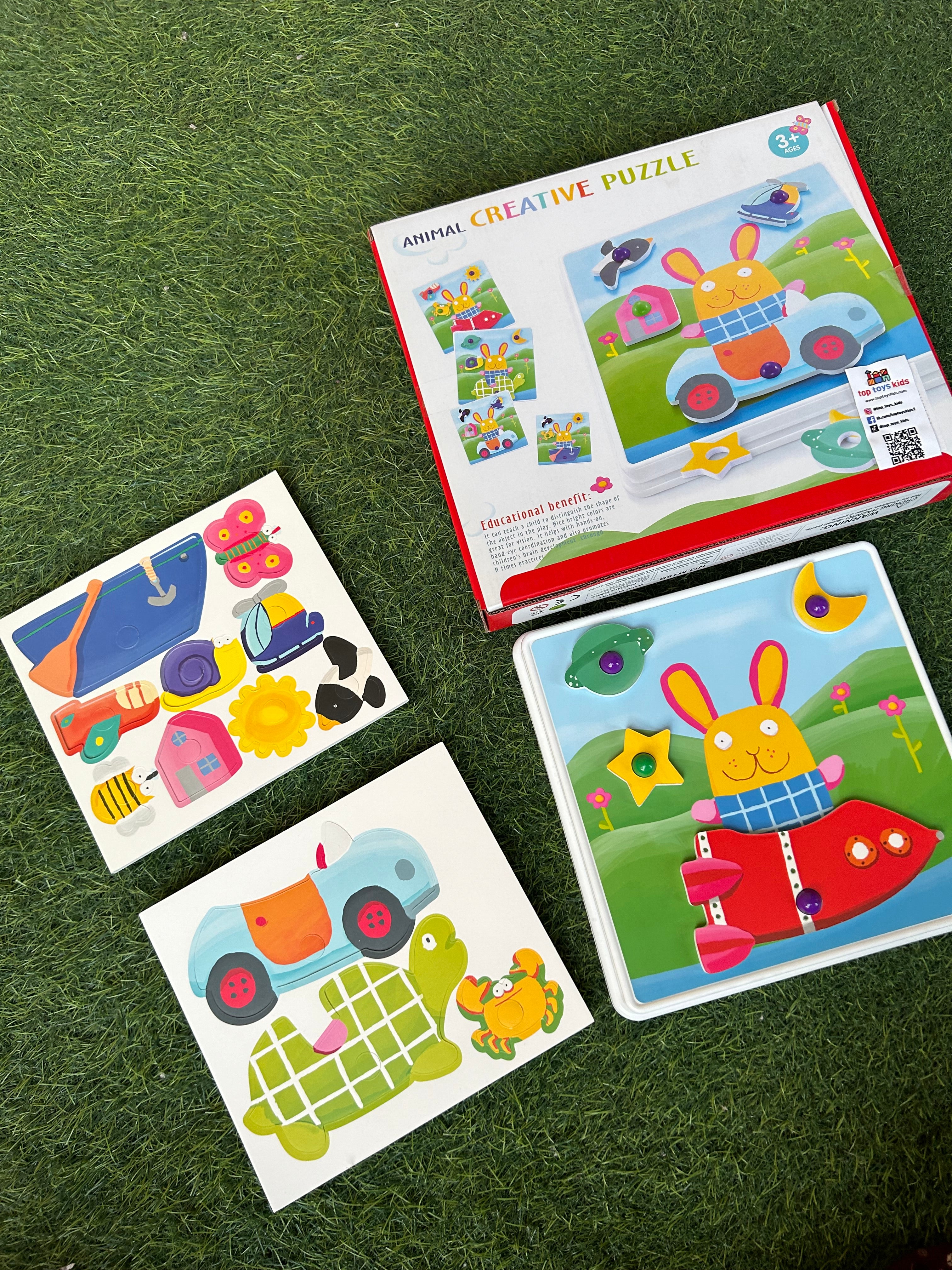 Creative rabbit puzzle