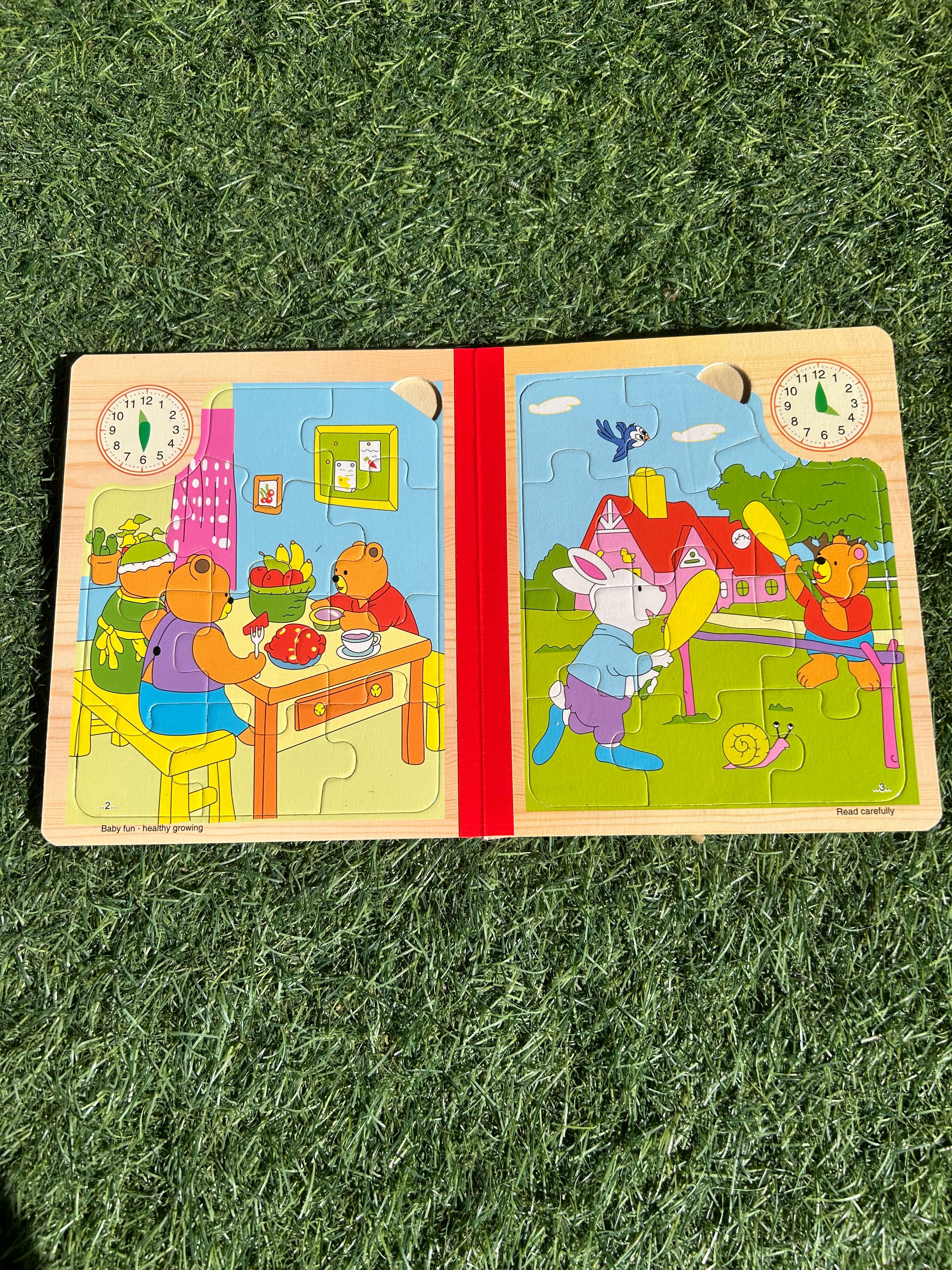 Wooden Puzzle Book