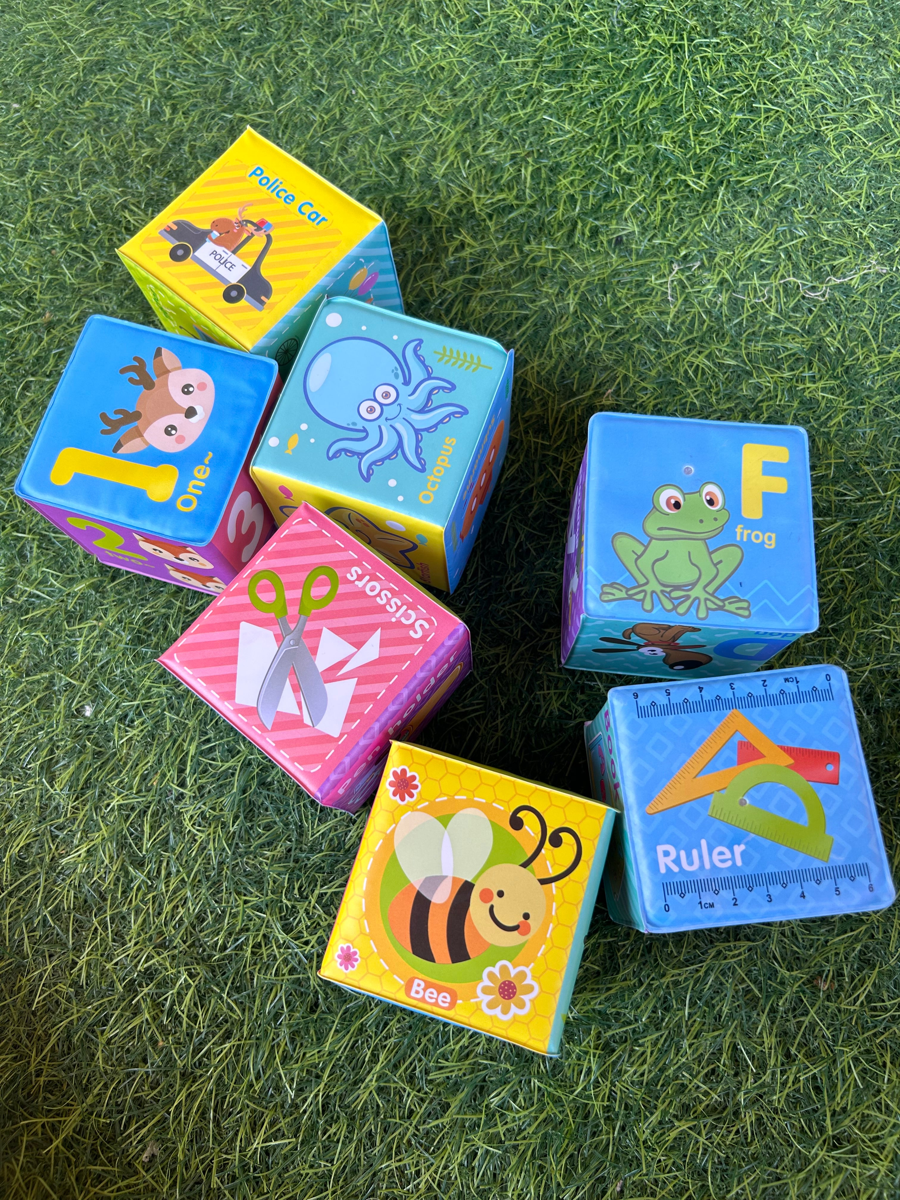 Soft cubes 6  pcs