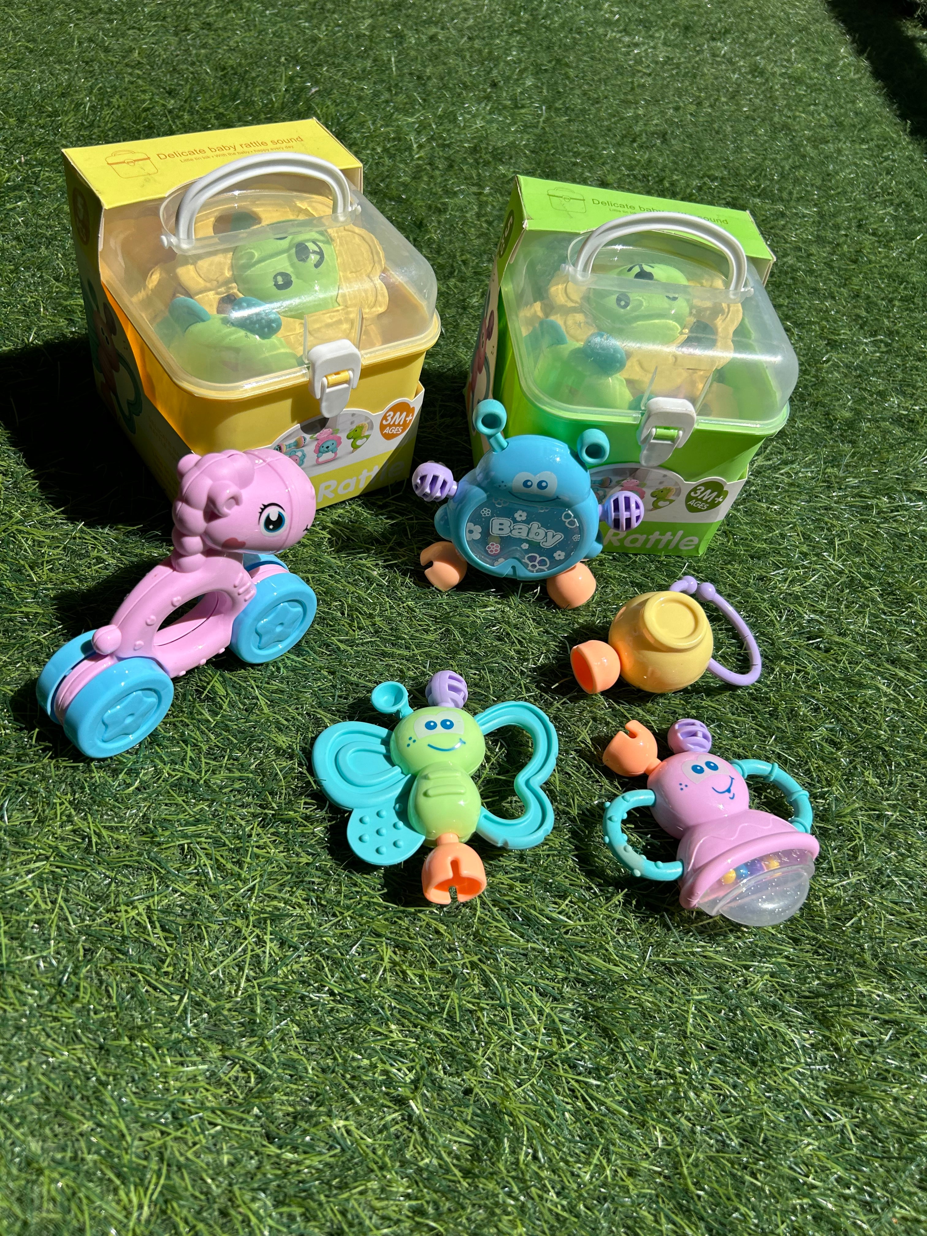 Baby rattles box 7 pcs – Jollybee