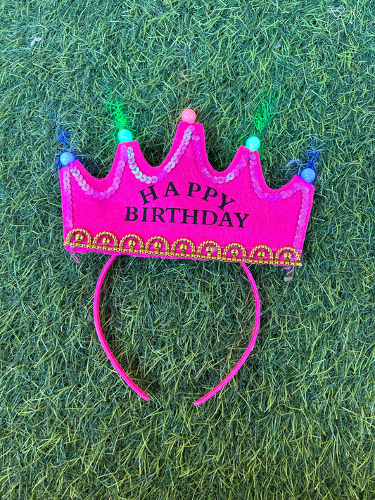Happy birthday crown