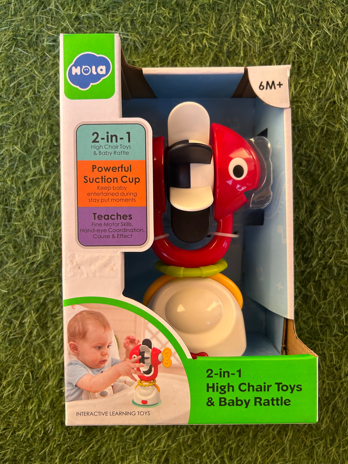 2 in 1 High Chair Toys & Baby Rattle