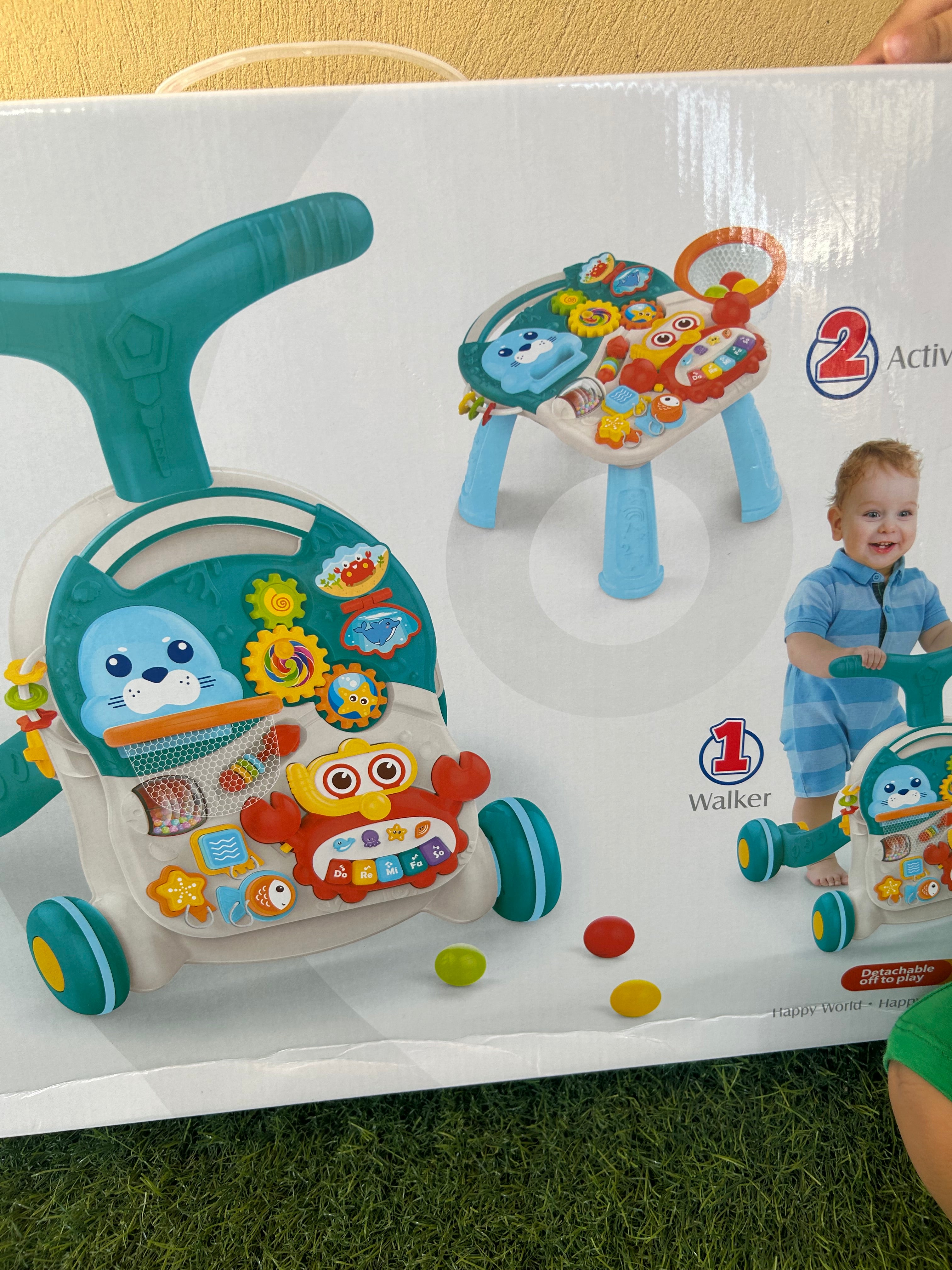 2 in 1 walker& activity table