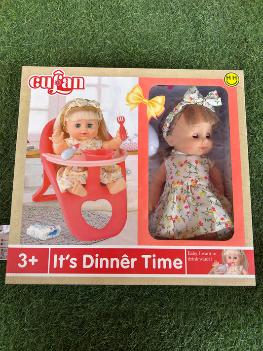Cute Doll Dinner Time