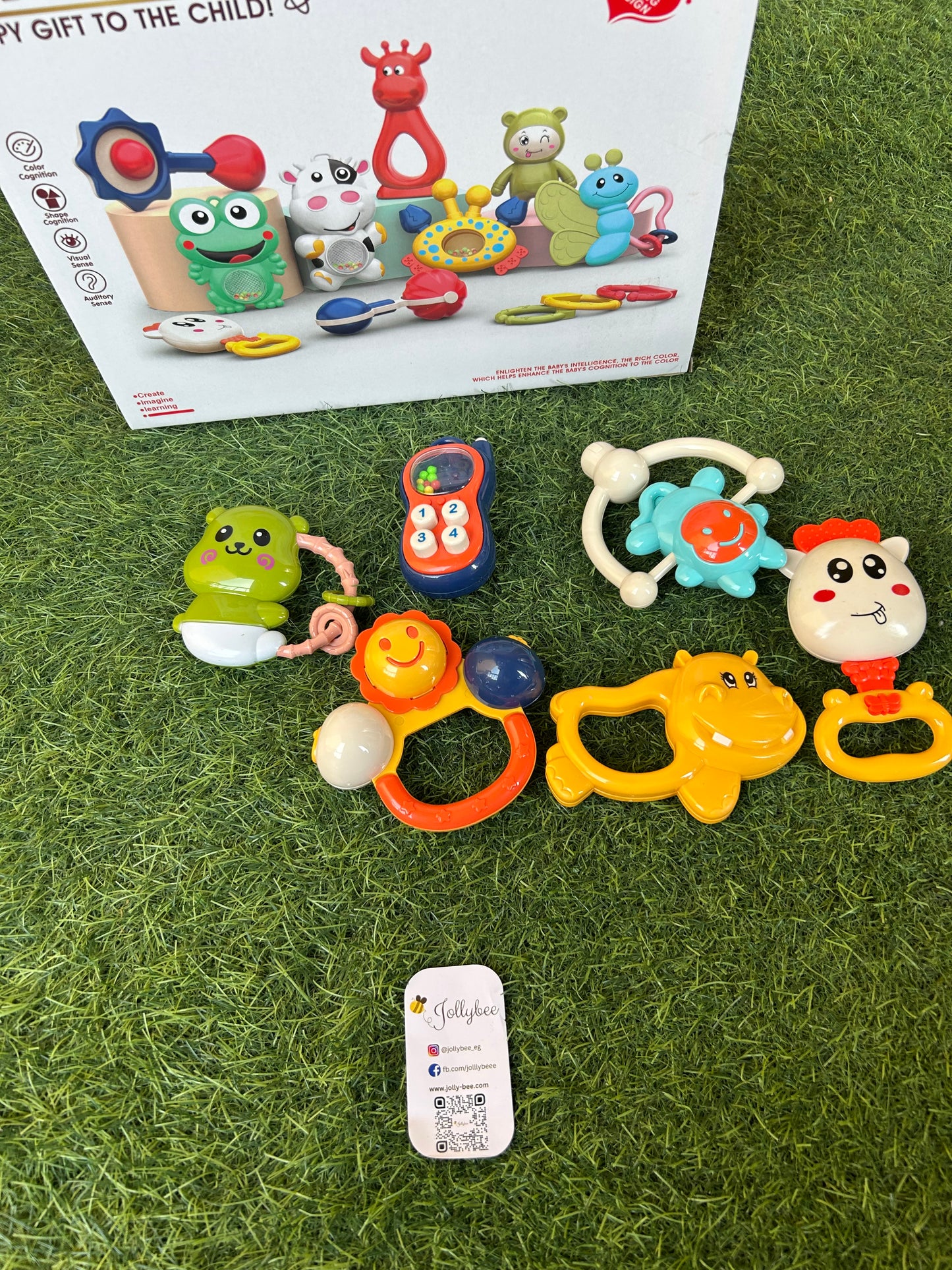 Baby rattle 6 pcs
