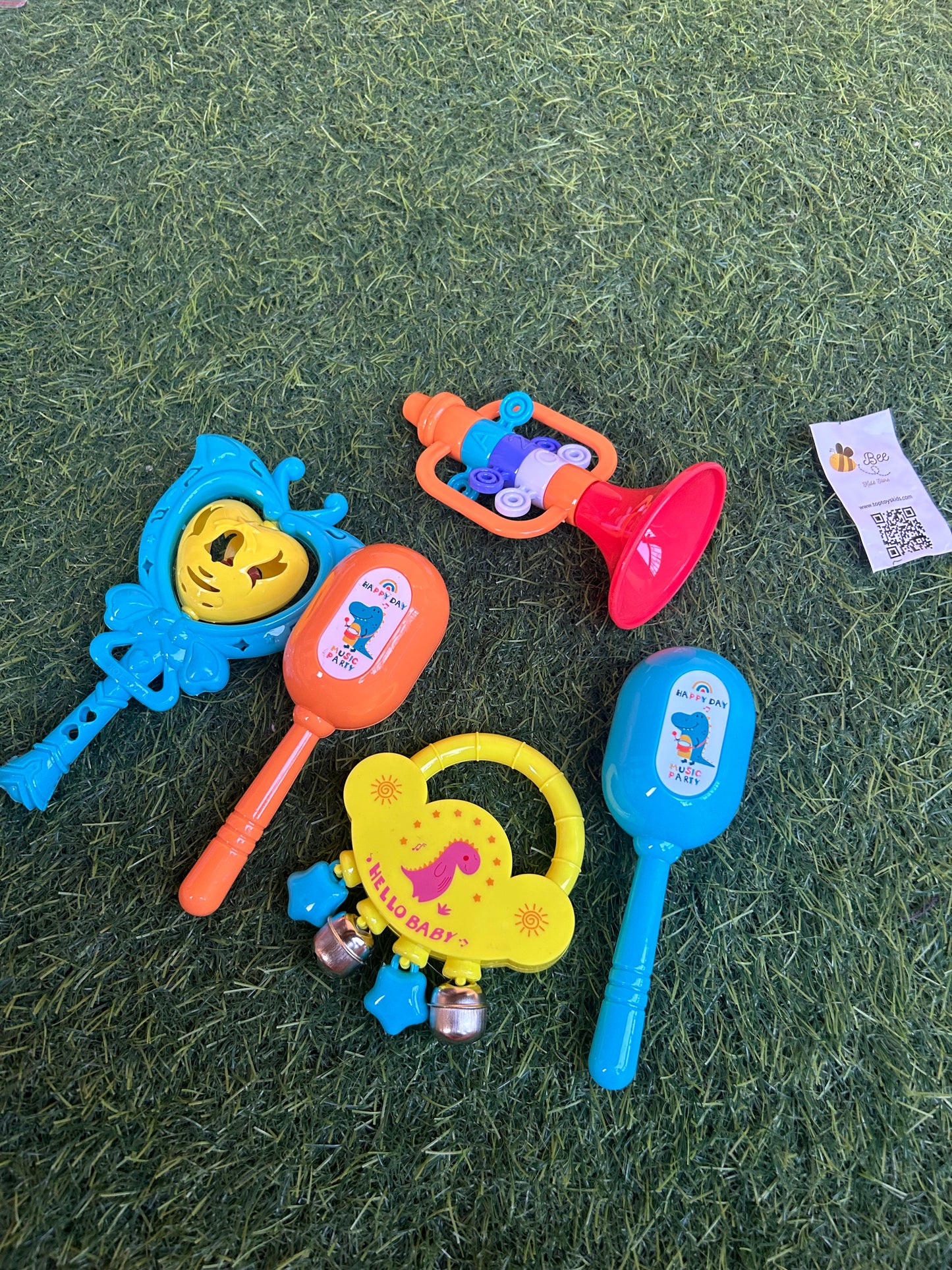 Baby rattle 5 pcs