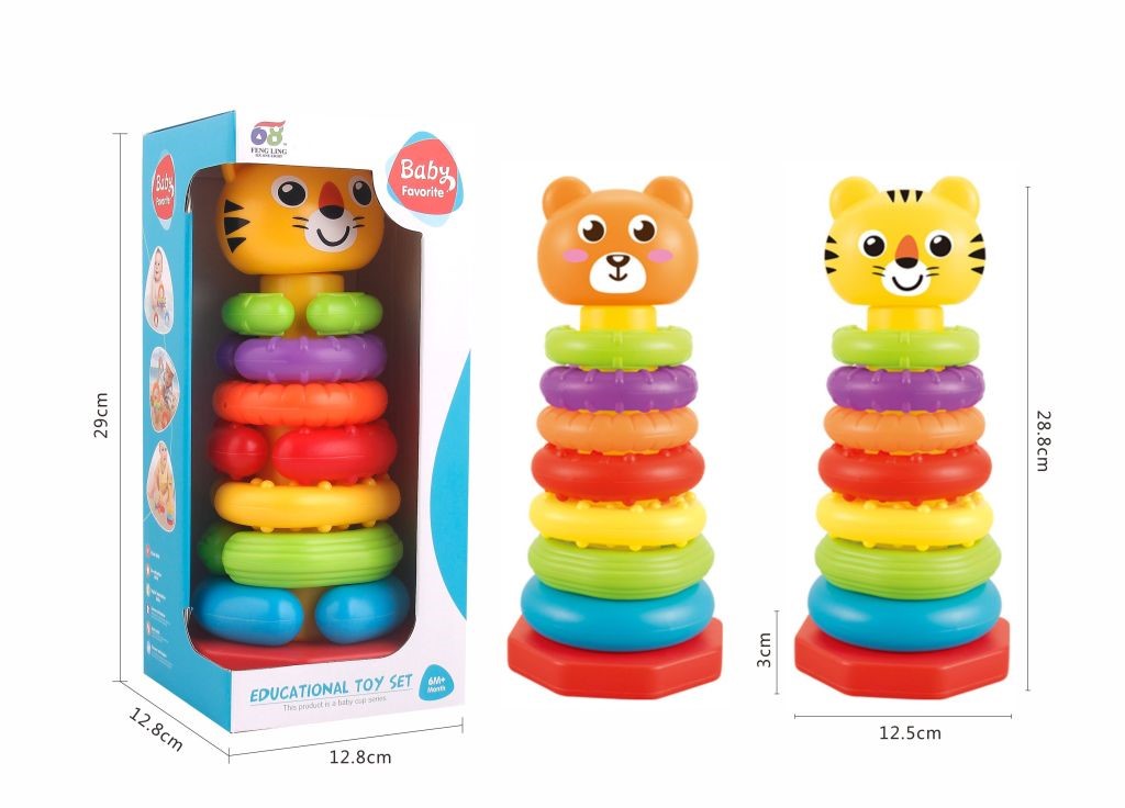 Animal Heads Rainbow Fold Circle