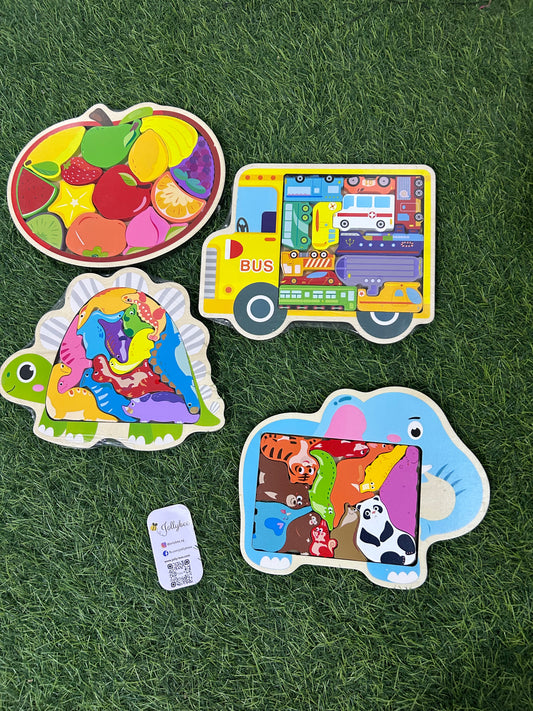 Wooden Puzzle shapes