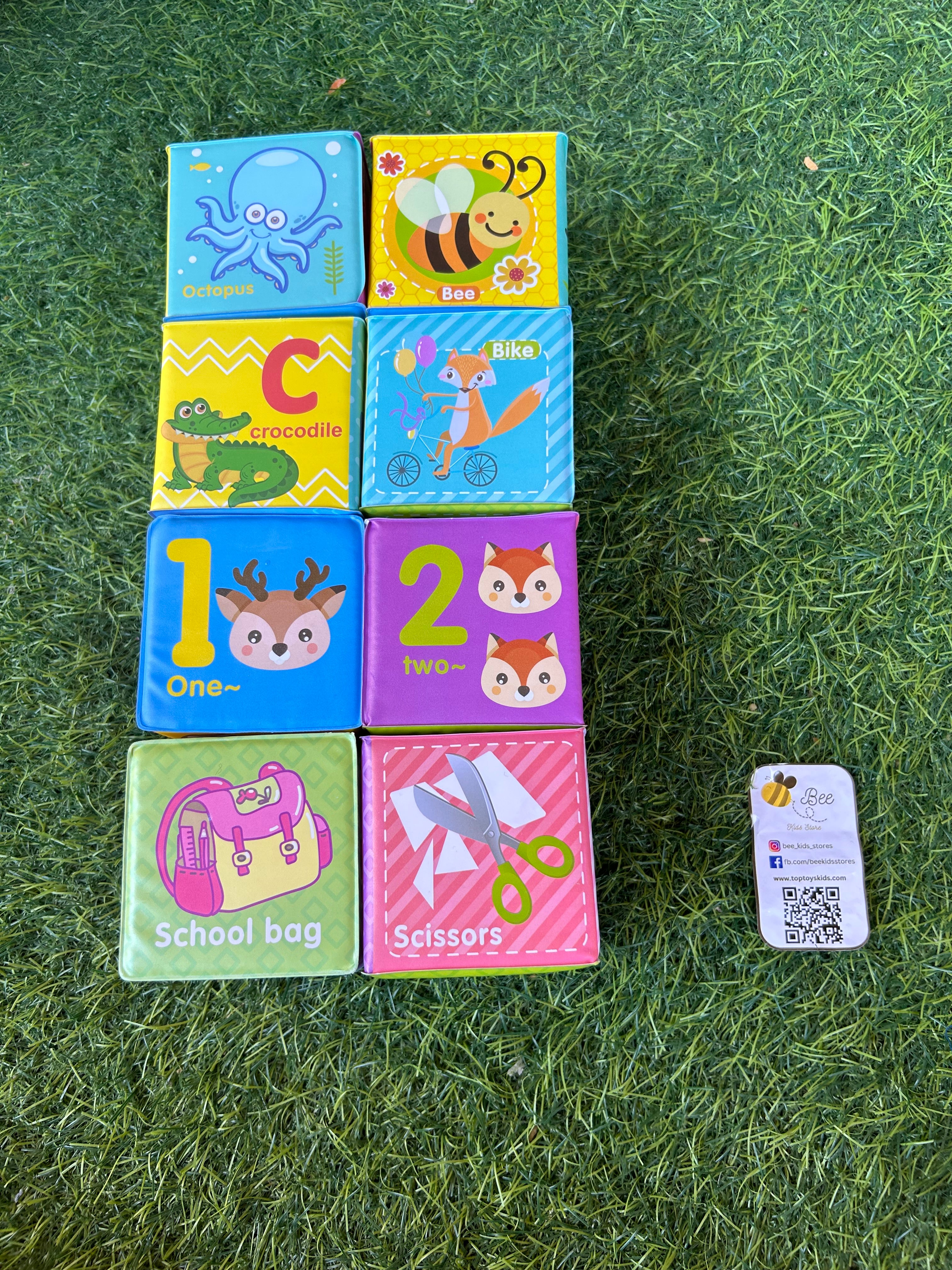Soft cubes 6  pcs