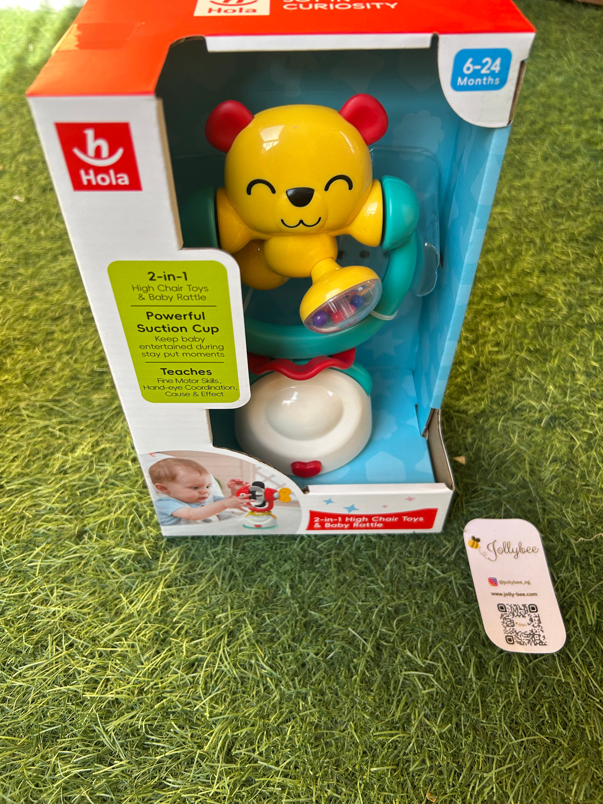2 in 1 High Chair Toys & Baby Rattle