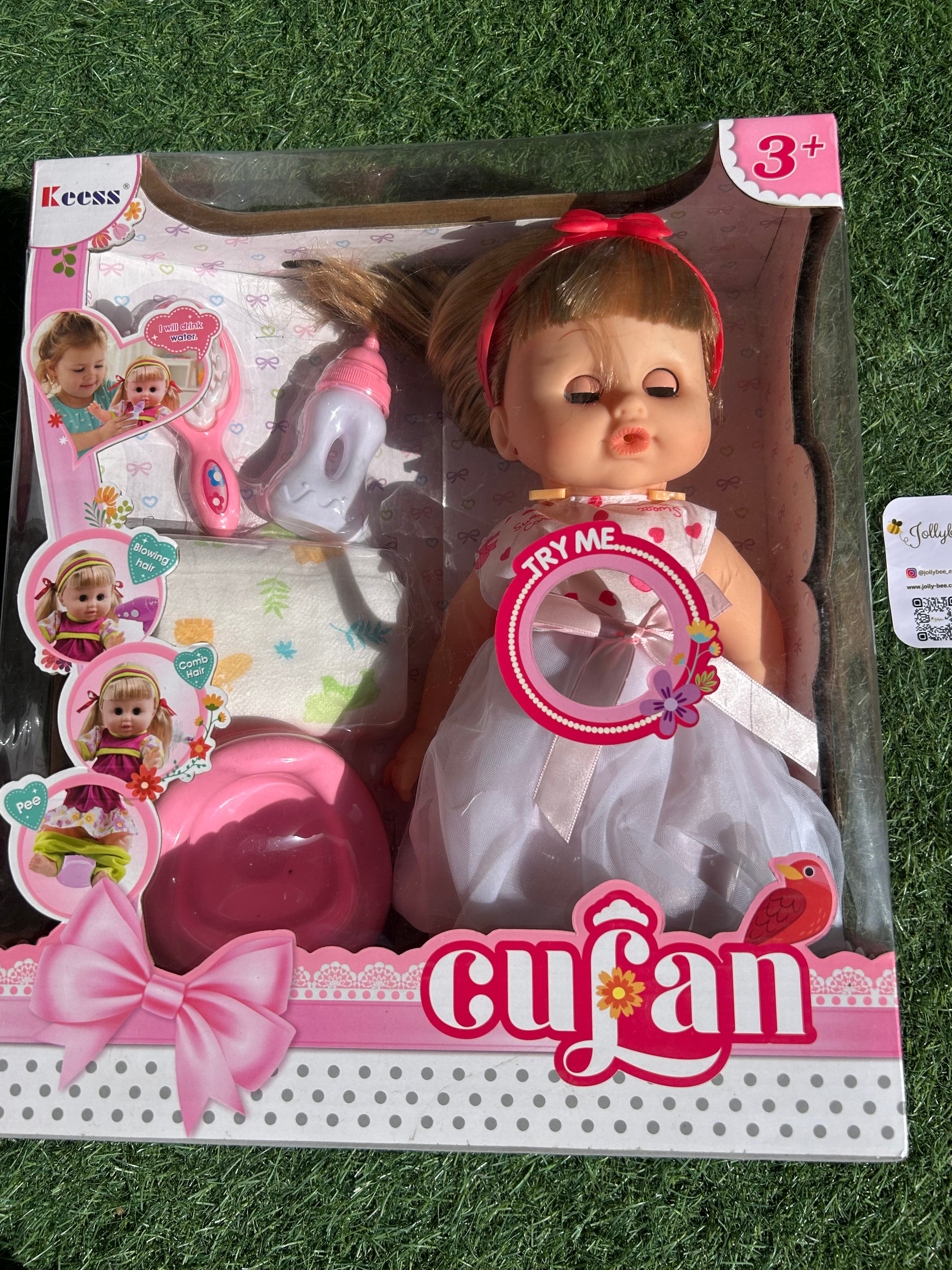 Cute doll with tools