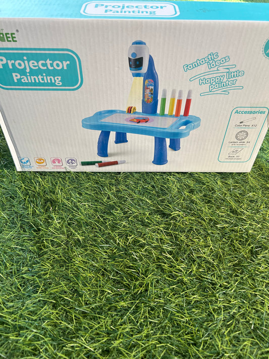 Small projector painting