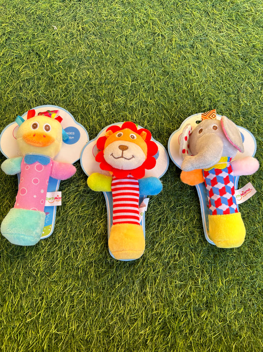 Cute soft hand rattle