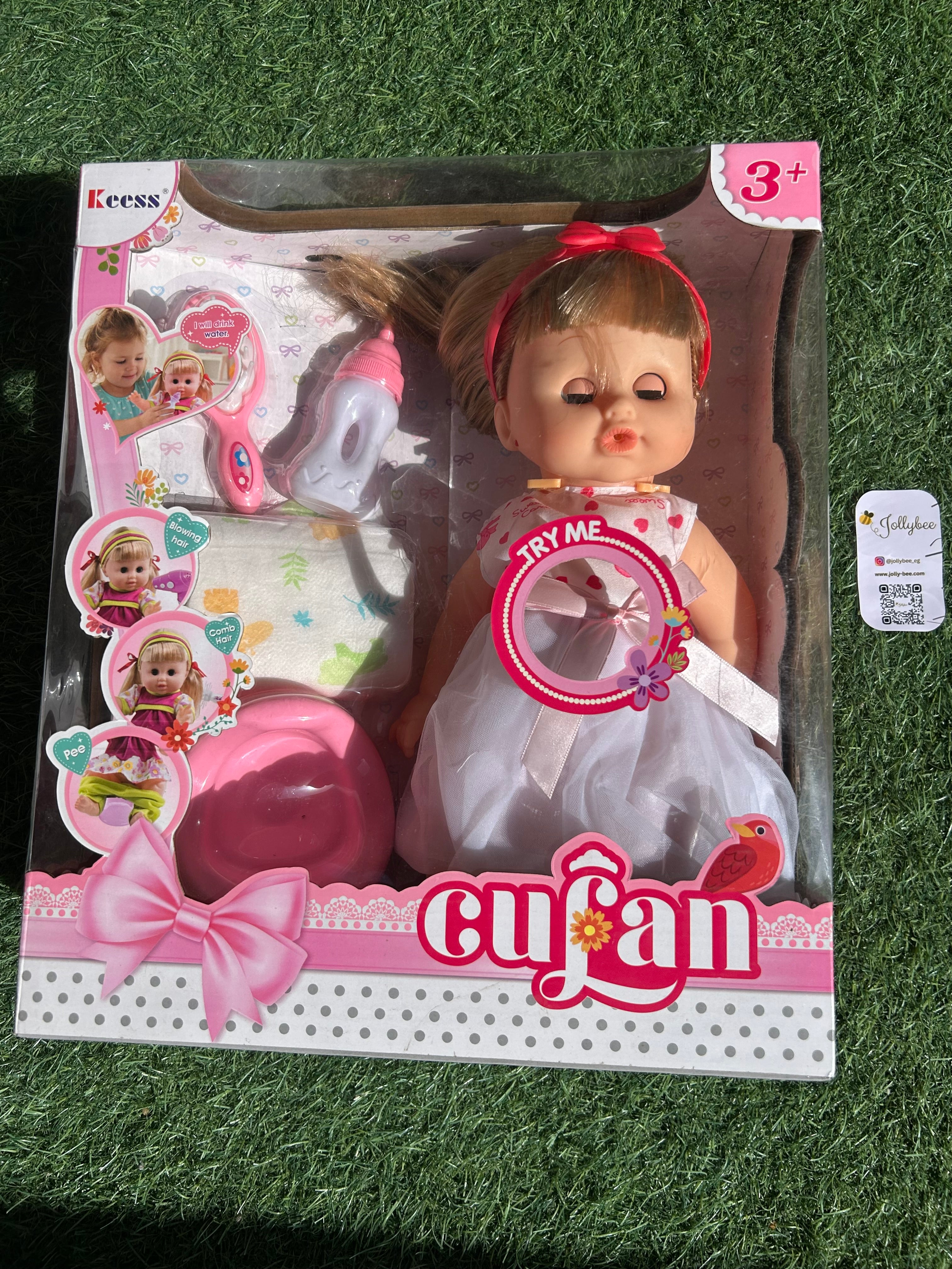 Cute doll with tools