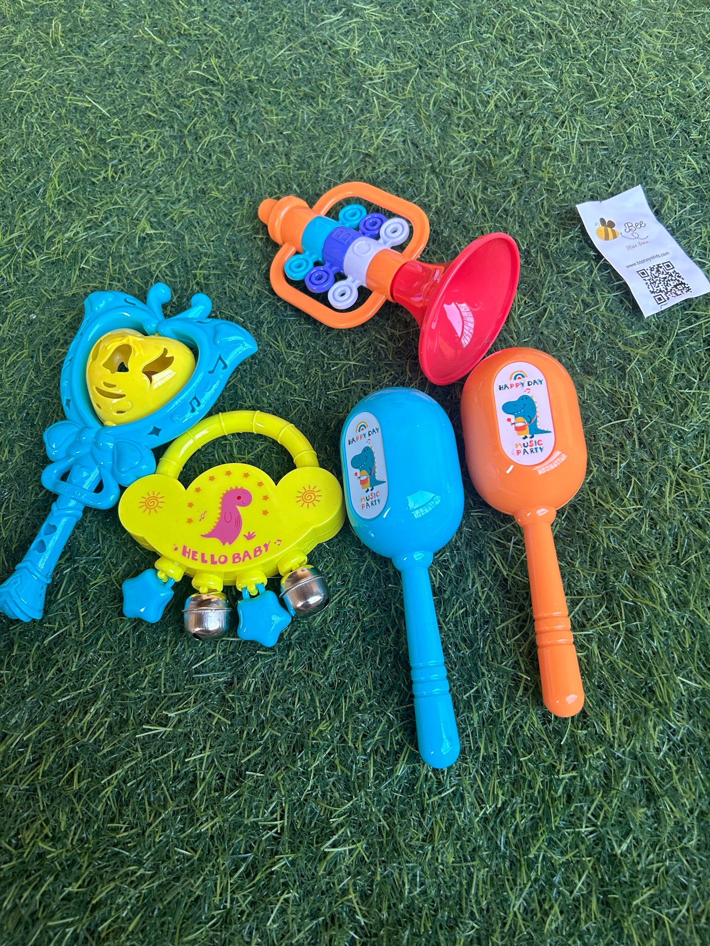 Baby rattle 5 pcs
