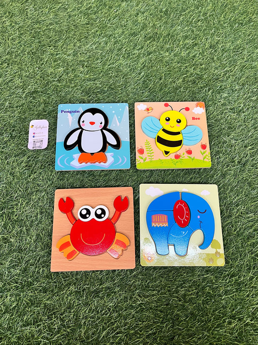 Wooden Puzzle Shapes