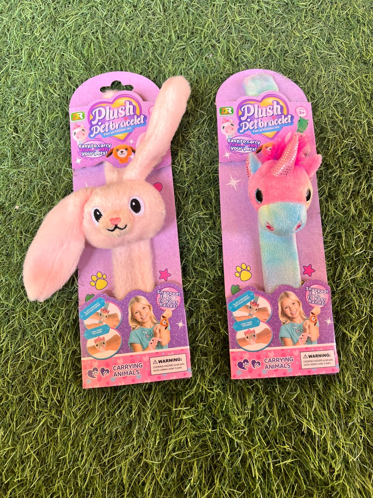 Plush pet bracelet