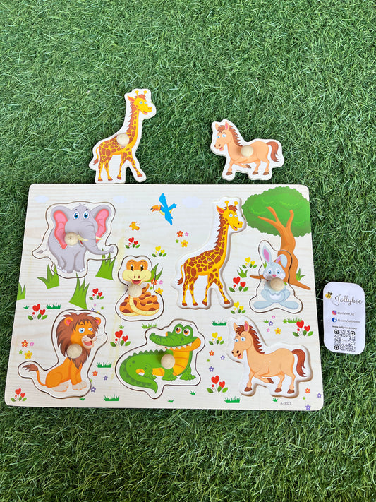 Wooden Handel puzzle
