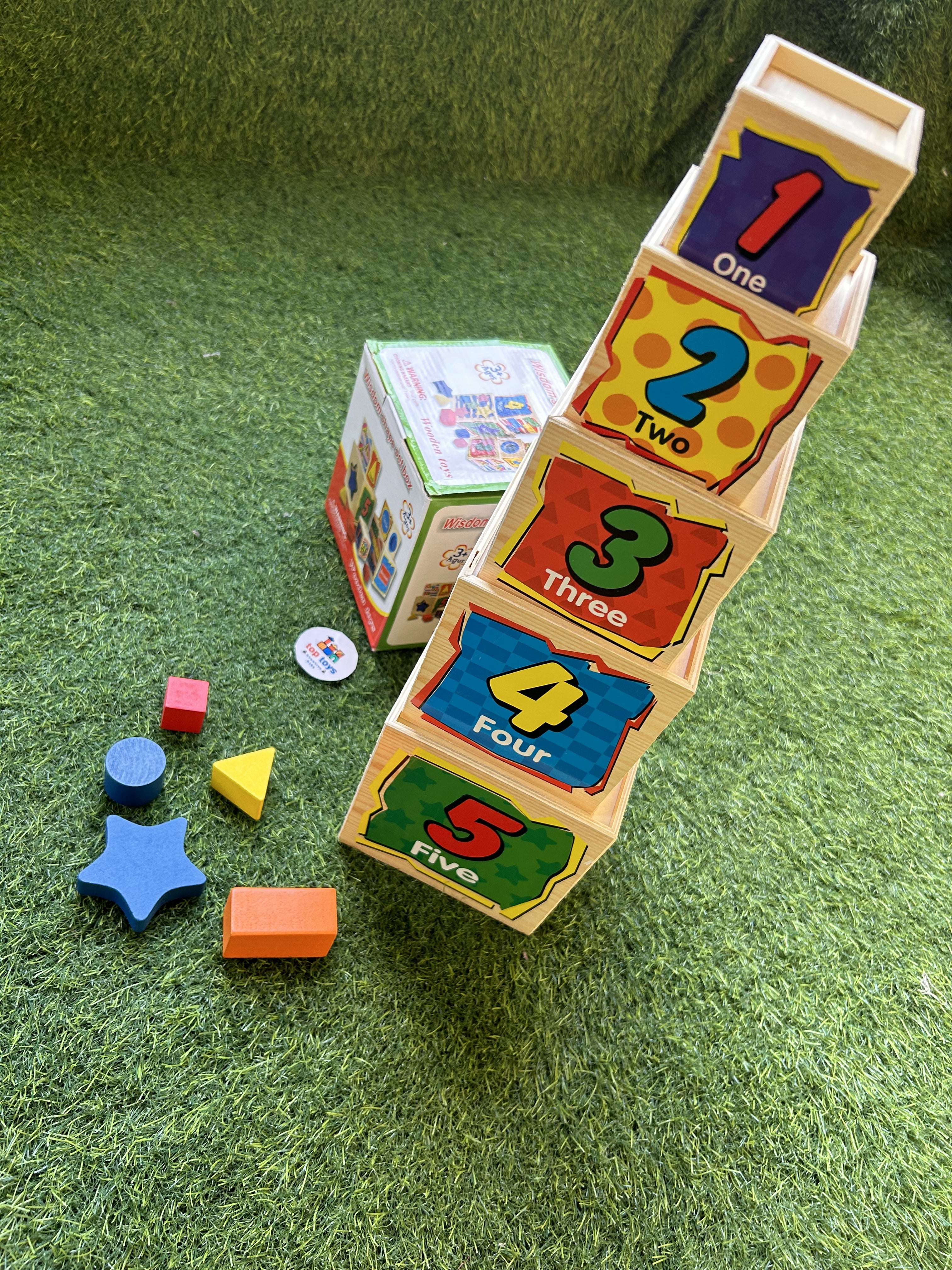 Stacking Blockes Stack Blocks Wood – Jollybee